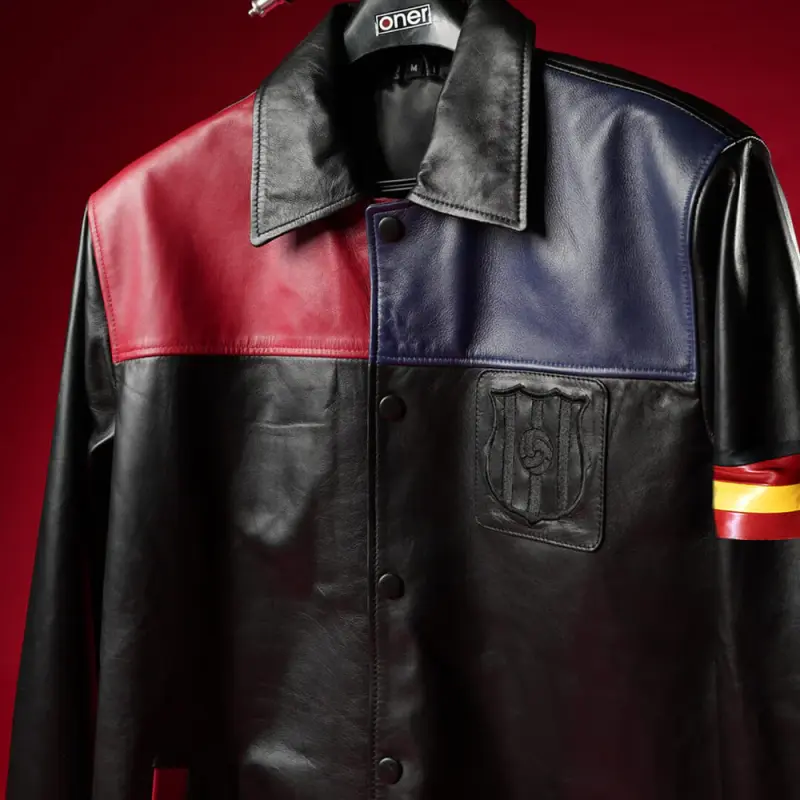 Blaugrana Pure Leather Jacket