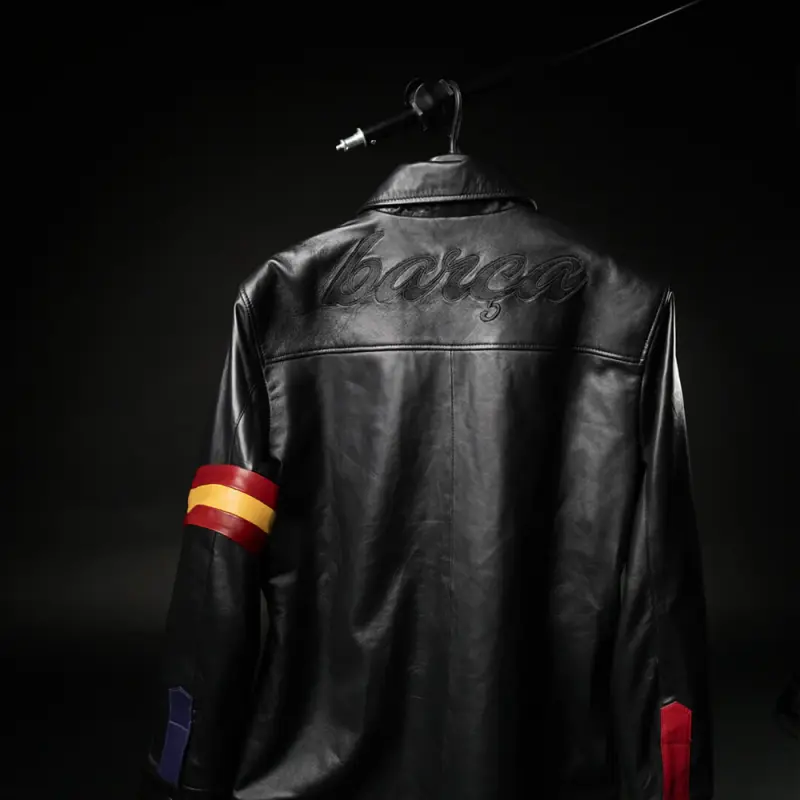 Blaugrana Pure Leather Jacket