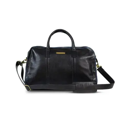 Black Leather Wallet - MOOCH-WBLK-001