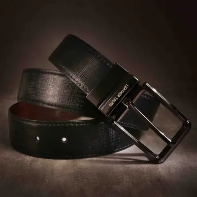 Men 100% Genuine Leather Belt (Size:46)